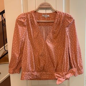 Madewell Star Scatter Wrap Top